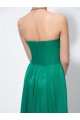 Sheath/Column Strapless Long Green Chiffon Prom Evening Formal Party Dresses ED010568 Sheath/Column Strapless Long Green Chiffon Prom Evening Formal Party Dresses ED010568