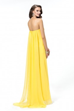 Sweetheart Beaded Split-Front Long Chiffon Prom Evening Formal Party Dresses ED010570