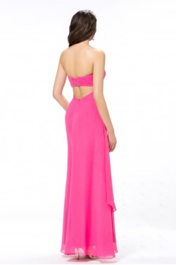Sweetheart Beaded Long Chiffon Prom Evening Formal Party Dresses ED010571