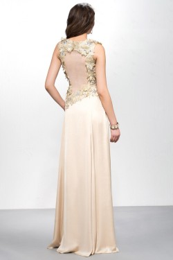 A-Line Beaded Long Chiffon Prom Evening Formal Party Dresses ED010581