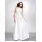 A-Line One-Shoulder Long White Prom Evening Formal Party Dresses ED010583