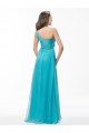 One-Shoulder Long Blue Chiffon Prom Evening Formal Party Dresses ED010588 One-Shoulder Long Blue Chiffon Prom Evening Formal Party Dresses ED010588