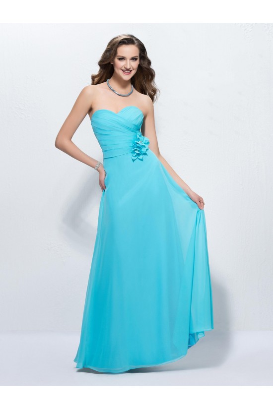 A-Line Sweetheart Long Blue Chiffon Prom Evening Formal Party Dresses ED010591 A-Line Sweetheart Long Blue Chiffon Prom Evening Formal Party Dresses ED010591
