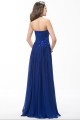 A-Line Sweetheart Beaded Long Blue Chiffon Prom Evening Formal Party Dresses ED010596