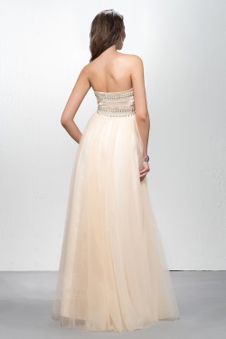 Empire Sweetheart Beaded Long Chiffon Prom Formal Dresses Maternity Evening Dresses ED010604
