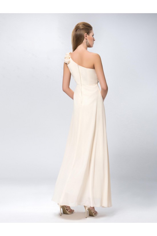 A-Line One-Shoulder Beaded Long Chiffon Prom Evening Formal Party Dresses ED010609 A-Line One-Shoulder Beaded Long Chiffon Prom Evening Formal Party Dresses ED010609
