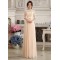 Sheath/Column Half Sleeve Bateau Long Chiffon Prom Evening Formal Party Dresses ED010613