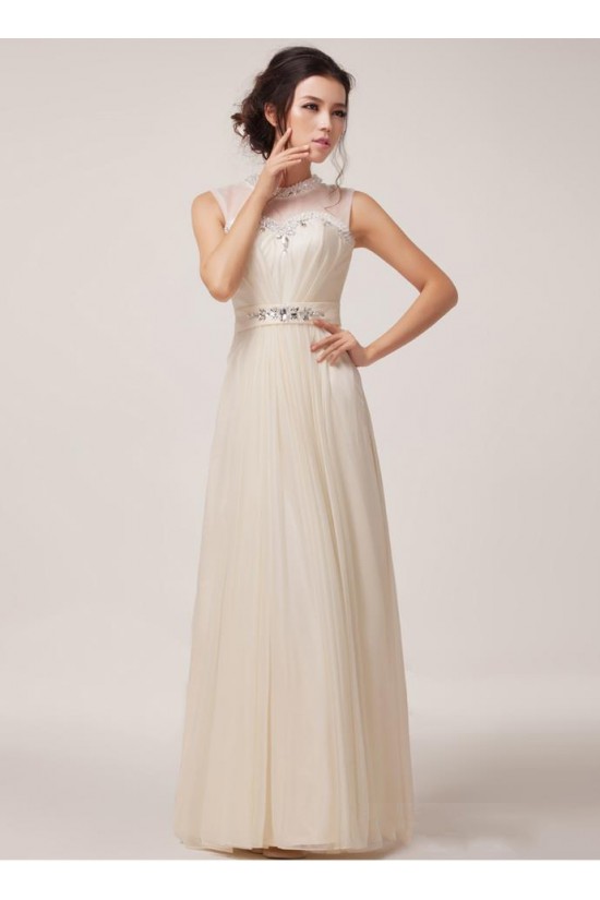 A-Line Beaded Jewel Long Chiffon Prom Evening Formal Party Dresses ED010614 A-Line Beaded Jewel Long Chiffon Prom Evening Formal Party Dresses ED010614