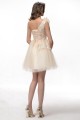 A-Line One-Shoulder Beaded Short Prom Evening Formal Party Dresses ED010620