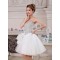 A-Line Sweetheart Short White Beaded Prom Evening Cocktail Homecoming Party Dresses ED010634