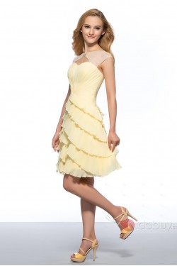 A-Line Short Bateau Beaded Prom Evening Cocktail Homecoming Party Dresses ED010636