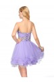 A-Line Strapless Short Beaded Prom Evening Cocktail Homecoming Party Dresses ED010639