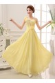 A-Line One-Shoulder Beaded Long Chiffon Prom Evening Formal Party Dresses ED010647
