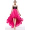 High Low Sweetheart Sequin Beaded Chiffon Prom Evening Formal Party Dresses ED010649