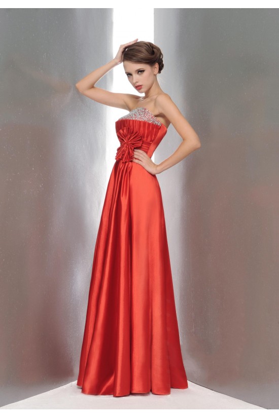 A-Line Strapless Beaded Long Red Prom Evening Formal Party Dresses ED010656 A-Line Strapless Beaded Long Red Prom Evening Formal Party Dresses ED010656