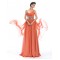 A-Line One-Shoulder Beaded Sequin Long Chiffon Prom Evening Formal Party Dresses ED010657