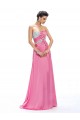A-Line Sweetheart Beaded Long Pink Prom Evening Formal Party Dresses ED010659