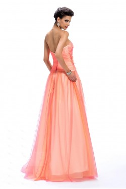 A-Line Sweetheart Beaded Long Prom Evening Formal Party Dresses ED010660
