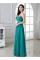 A-Line Strapless Beaded Long Chiffon Prom Evening Formal Party Dresses ED010663