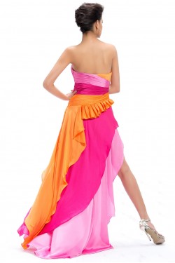 High Low Sweetheart Beaded Long Prom Evening Formal Party Dresses ED010664