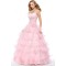 Ball Gown Sweetheart Beaded Long Pink Prom Evening Formal Party Dresses ED010667