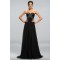 Empire Sweetheart Beaded Long Black Chiffon Prom Evening Formal Party Dresses Maternity Evening Dresses ED010683
