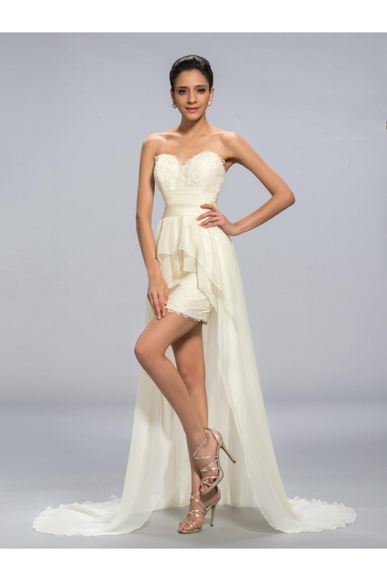 High Low Sweetheart Lace and Chiffon Prom Evening Formal Party Dresses ED010684 High Low Sweetheart Lace and Chiffon Prom Evening Formal Party Dresses ED010684
