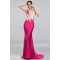 Trumpet/Mermaid Bateau Beaded Long Prom Evening Formal Party Dresses ED010689