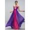 A-Line Strapless Beaded Long Chiffon Prom Evening Formal Party Dresses ED010693
