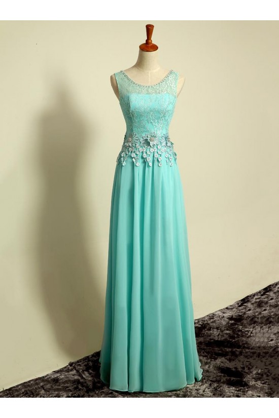 A-Line Beaded Lace and Chiffon Long Prom Evening Formal Party Dresses ED010696 A-Line Beaded Lace and Chiffon Long Prom Evening Formal Party Dresses ED010696