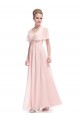 A-Line V-Neck Long Pink Chiffon Prom Evening Formal Party Dresses ED010697 A-Line V-Neck Long Pink Chiffon Prom Evening Formal Party Dresses ED010697