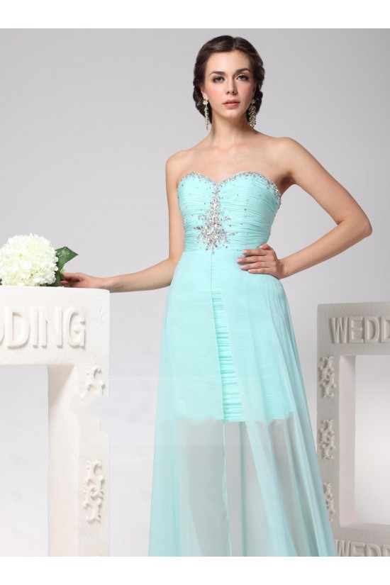 High Low Sweetheart Beaded Short Chiffon Prom Evening Formal Party Dresses ED010702 High Low Sweetheart Beaded Short Chiffon Prom Evening Formal Party Dresses ED010702
