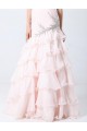 Trumpet/Mermaid Sweetheart Beaded Long Pink Prom Evening Formal Party Dresses ED010705