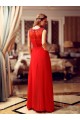 A-Line Jewel Beaded Long Red Lace and Chiffon Prom Evening Formal Party Dresses ED010709 A-Line Jewel Beaded Long Red Lace and Chiffon Prom Evening Formal Party Dresses ED010709