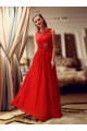 A-Line Jewel Beaded Long Red Lace and Chiffon Prom Evening Formal Party Dresses ED010709 A-Line Jewel Beaded Long Red Lace and Chiffon Prom Evening Formal Party Dresses ED010709