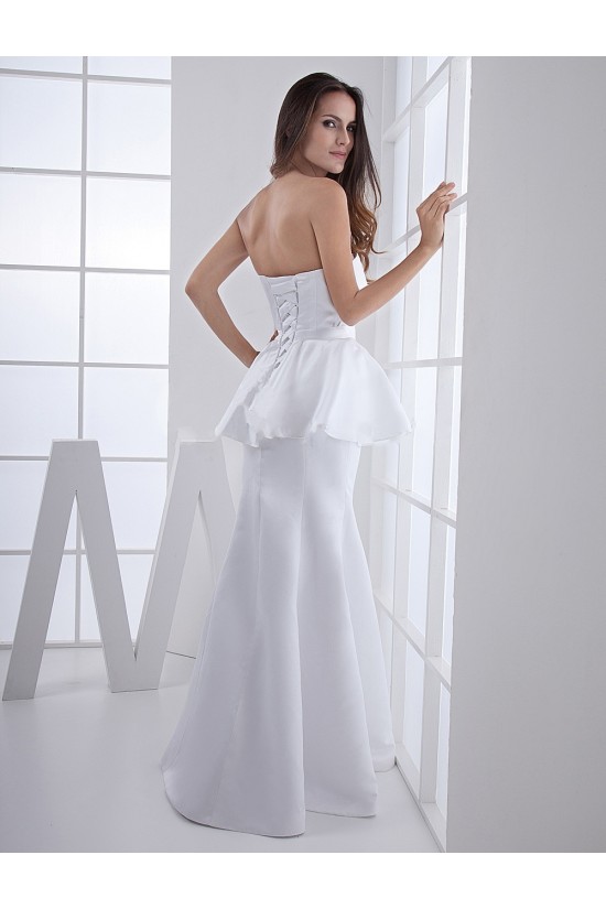 Trumpet/Mermaid Strapless Long White Prom Evening Formal Party Dresses ED010711 Trumpet/Mermaid Strapless Long White Prom Evening Formal Party Dresses ED010711