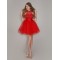 Short/Mini Red Beaded Prom Evening Formal Party Dresses ED010712