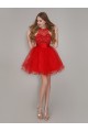 Short/Mini Red Beaded Prom Evening Formal Party Dresses ED010712
