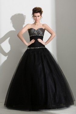 Ball Gown Sweetheart Beaded Long Prom Evening Formal Party Dresses ED010713