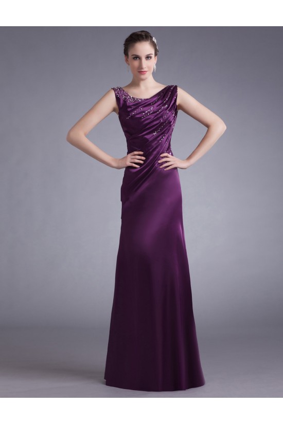 Sheath Beaded Long Purple Prom Evening Formal Party Dresses ED010715 Sheath Beaded Long Purple Prom Evening Formal Party Dresses ED010715