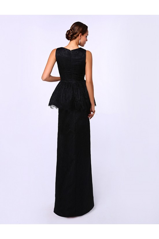 Elegant Long Black Lace Prom Evening Formal Party Dresses ED010716 Elegant Long Black Lace Prom Evening Formal Party Dresses ED010716