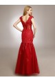 Trumpet/Mermaid V-Neck Long Red Beaded Applique Prom Evening Formal Party Dresses ED010719 Trumpet/Mermaid V-Neck Long Red Beaded Applique Prom Evening Formal Party Dresses ED010719