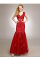Trumpet/Mermaid V-Neck Long Red Beaded Applique Prom Evening Formal Party Dresses ED010719 Trumpet/Mermaid V-Neck Long Red Beaded Applique Prom Evening Formal Party Dresses ED010719