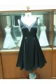 A-Line Sequin Short Black Prom Evening Formal Party Dresses ED010724