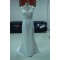 Trumpet/Mermaid Long White Prom Evening Formal Party Dresses ED010735