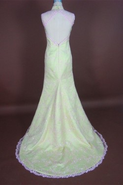 Trumpet/Mermaid High-Neck Long Prom Evening Formal Party Dresses ED010749