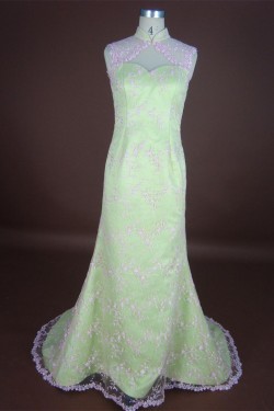 Trumpet/Mermaid High-Neck Long Prom Evening Formal Party Dresses ED010749