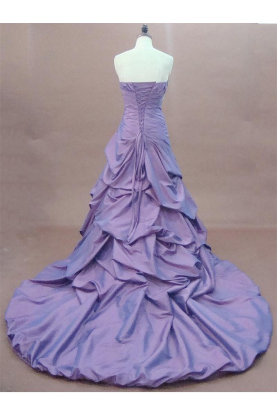 A-Line Strapless Court Train Long Prom Evening Formal Party Dresses ED010766 A-Line Strapless Court Train Long Prom Evening Formal Party Dresses ED010766