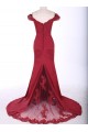 Mermaid Off-the-Shoulder Long Prom Evening Formal Party Dresses ED010771