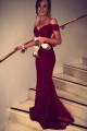 Mermaid Off-the-Shoulder Long Prom Evening Formal Party Dresses ED010771